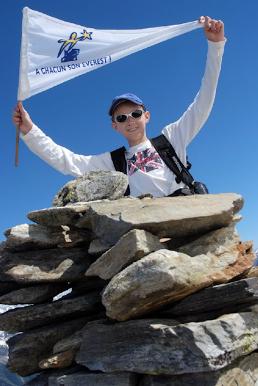 C’est gagné pour Thibaut qui a réalisé son rêve, gravir son Everest !