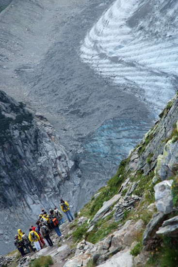 Encore un coup d’œil sur la mer de glace, on ne la voit pas tous les jours !