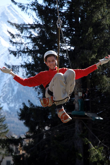Zen-attitude pour Quentin, c’est vrai qu’il n’y a pas de quoi stresser ici à Chamonix !