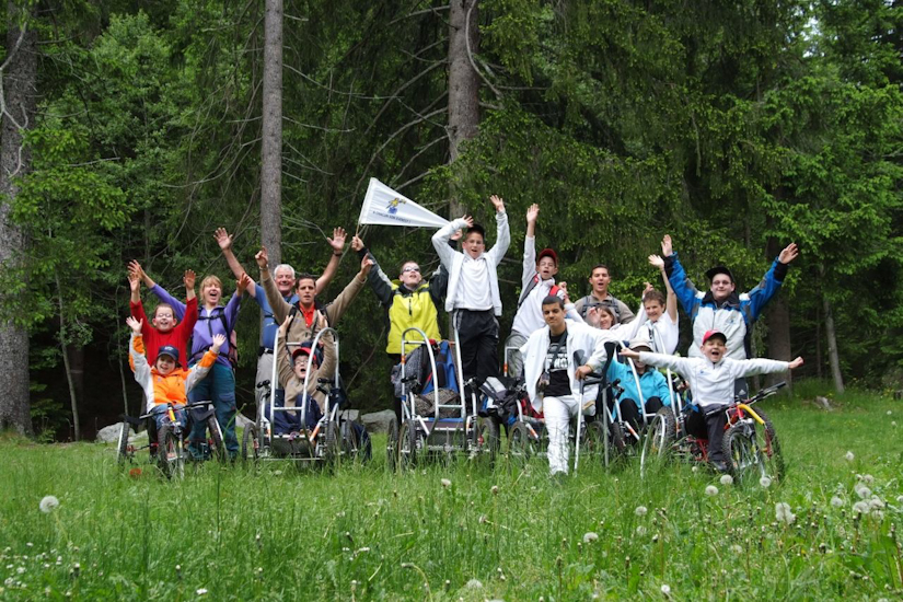 Tous sur son fauteuil pour une petite photo bien orchestrée !