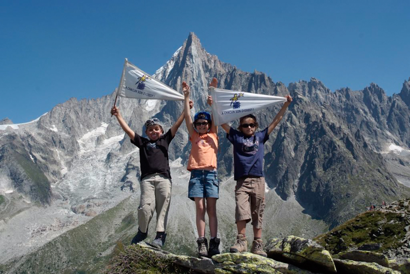 Bon, on profite encore un peu du paysage et on rentre à la maison, quelle journée ! (Mohamed, Emma et Pierre)