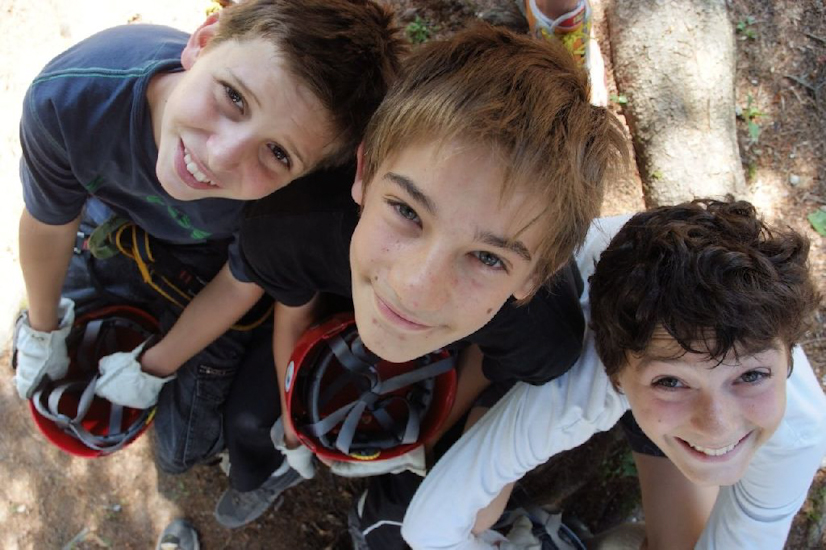 Trois têtes satisfaites et ébouriffées !  (Axel, Guillaume et Gaétan)