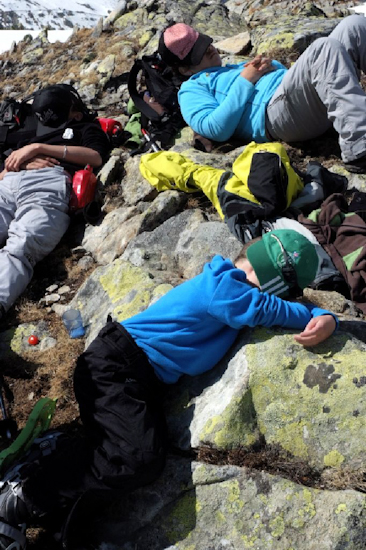 Les efforts se payent illico ! Après l’euphorie, les corps réclament un peu de repos !