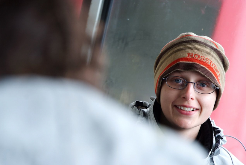Bien au chaud dans le train, Pauline peut sourire, ce qu’elle a réalisé aujourd’hui, elle n’est pas prête de l’oublier !