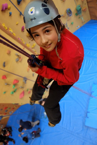 Une dernière descente pour Julie.