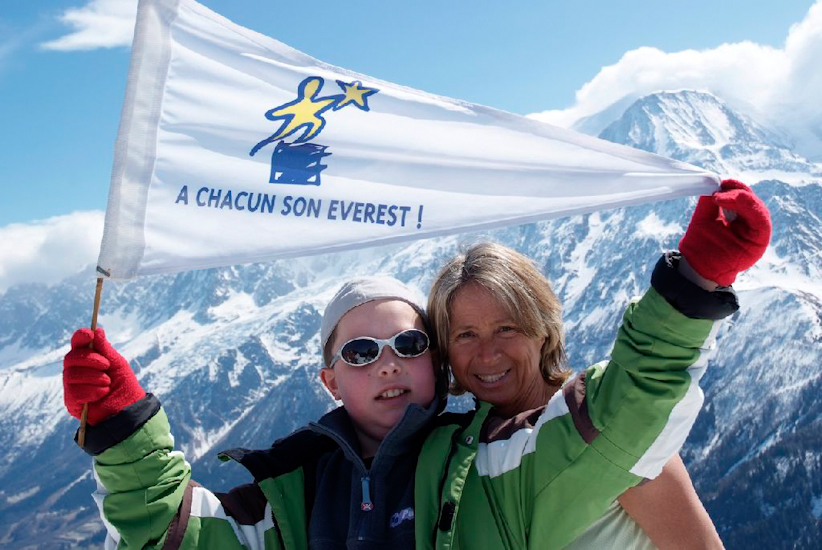 Une photo pour l’histoire : Jean et Christine au sommet !