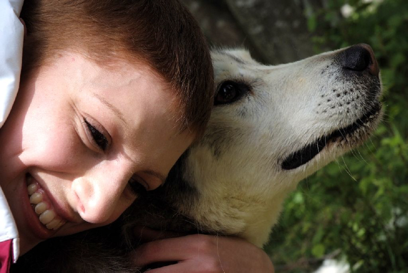 Un gros câlin pour remercier nos compagnons du jour !!! (Sarah)