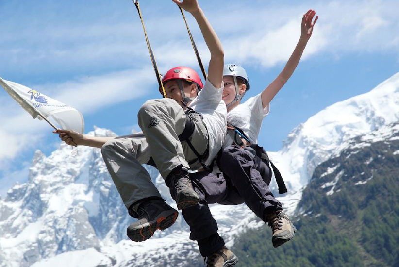 On aura tout fait cette semaine, on a même volé dans les airs !!! (Antoine et Sarah)