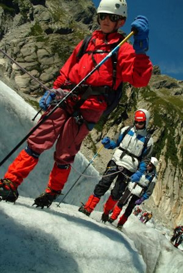 « Bâtons, crampons, concentration sont les trois conditions quand faut faire attention ! »