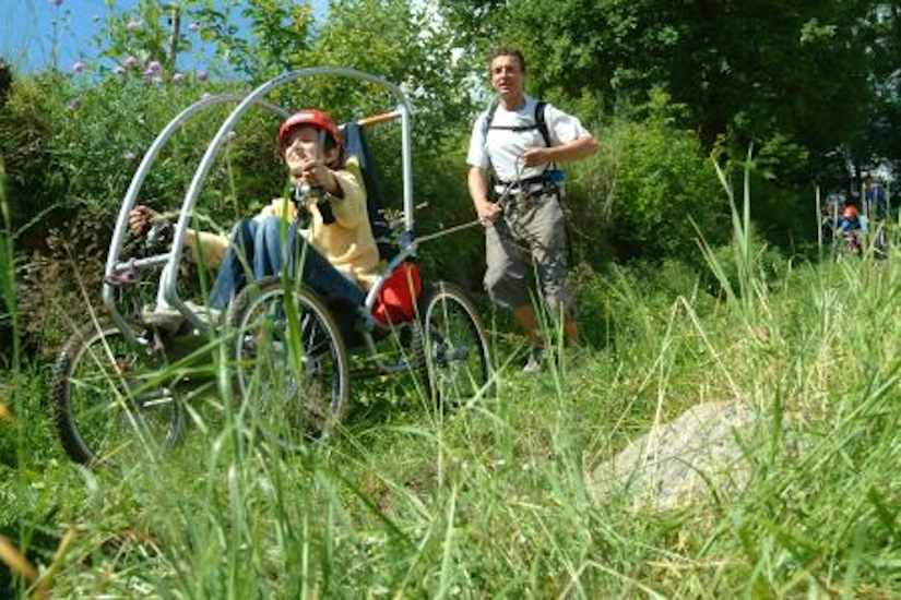 Quel bonheur de descendre à vive allure à travers champs !