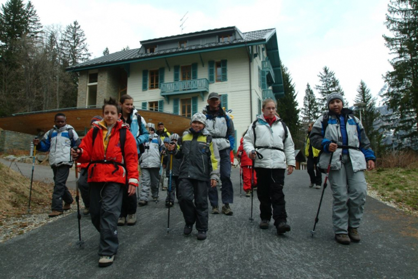 Allez, on quitte le chalet et on part pour une balade de mise en jambes !