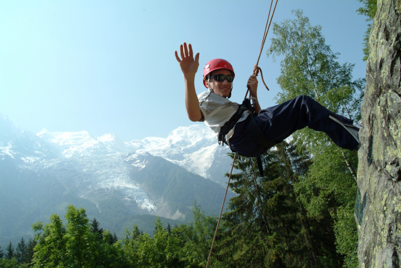 Cool la vie pour Geoffrey qui est un escaladeur très efficace !