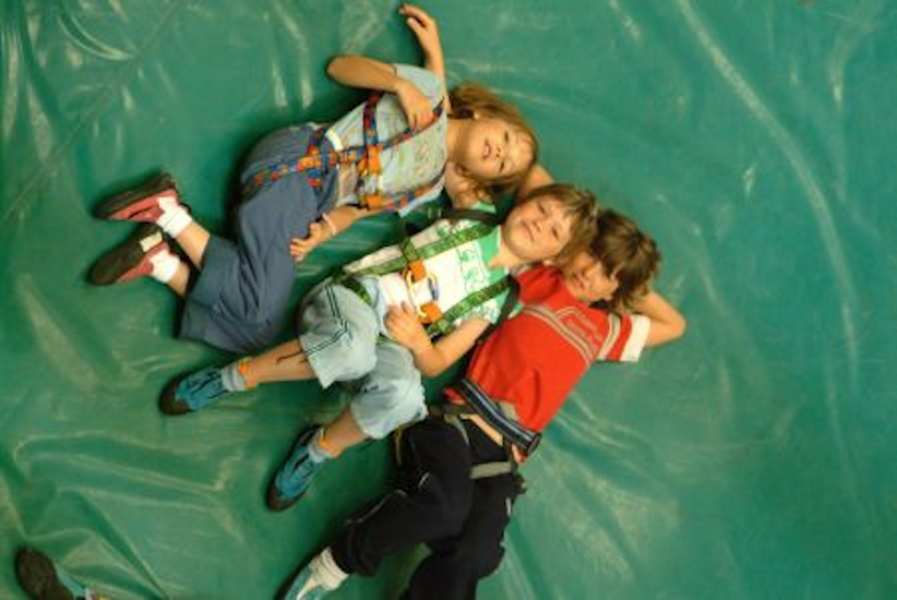3 alpinistes tip-top au tapis !