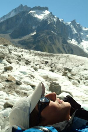 Il y a le ciel, le soleil et la mer...de glace !