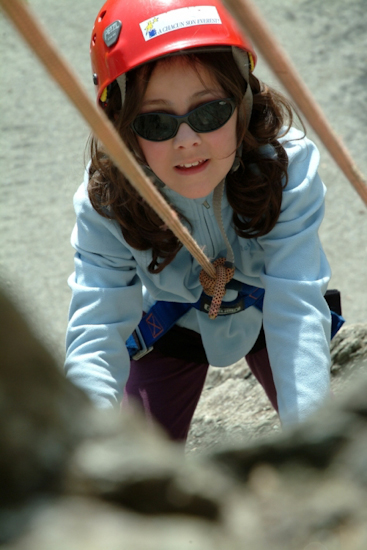 Avec toutes ces cordes, tu ne risques rien Elodie !