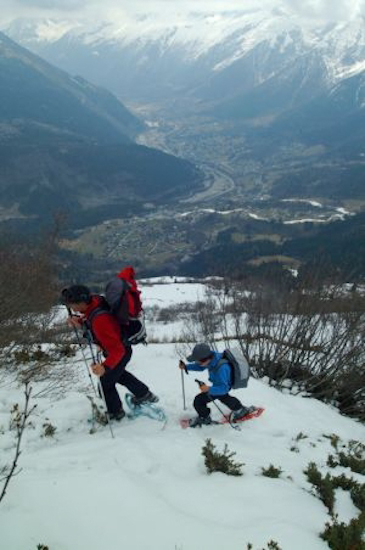 Du haut de notre défi, la vallée de Chamonix nous semble tout à coup bien lointaine…