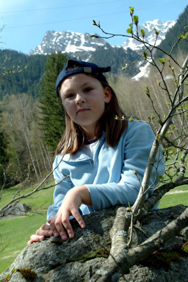 Laurène a déjà hâte de commencer l’escalade. Ca va venir ma belle !