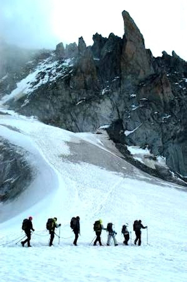 Le glacier nous tire la langue !