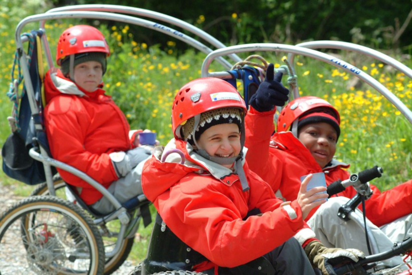 Triomobile ! Grands sourires sur les visages !
