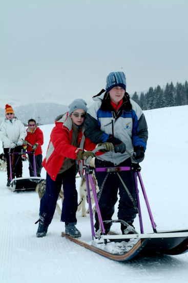 En montagne on est toujours épaulé par son binôme !