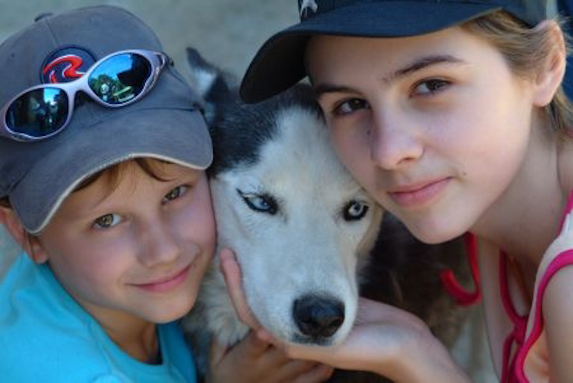 Câlin canin !