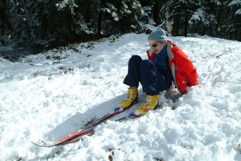 Le problème avec les skis c’est que ça glisse ! (Fabien)