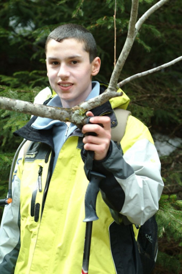 Je vous présente le Nassim, un habitant de la forêt de Chamonix !