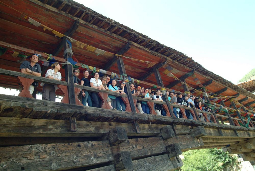 Pont du Dzong de Paro / Paro Dzong bridge