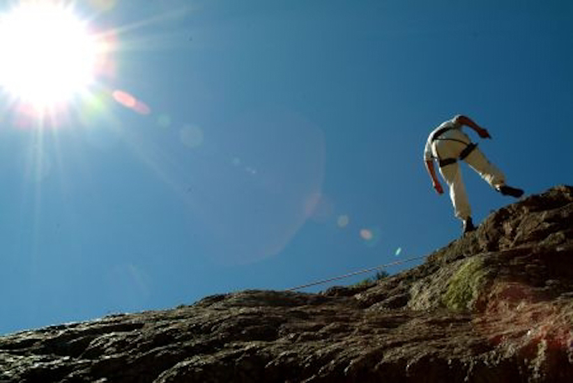 « Allez descend maintenant, Michael, ou tu vas prendre un coup de soleil ! »