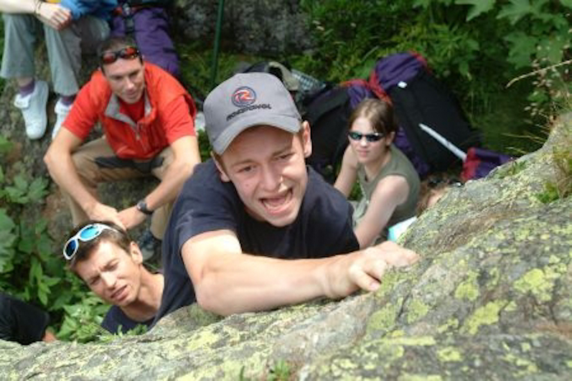 Bastien nous donne une vrai leçon d’escalade !