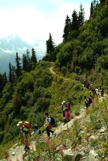 Et voilà, c’est la dernière descente et la rando s’achève, mais que de belles choses on a vu encore aujourd’hui !