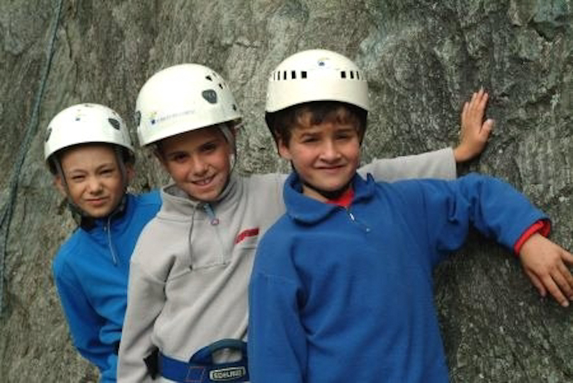 C’est fini pour l’escalade ! Bravo à toute l’équipe des casques blancs !