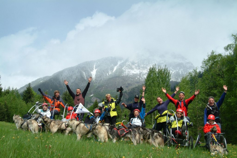 Le groupe de l ‘après-midi, heureux veinards sous le soleil repointant !