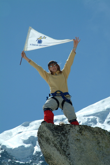 Le soleil, la montagne, le sommet… la belle vie quoi !