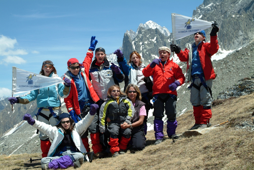 Une photo souvenir pour ceux qui sont allés tout en haut, bravo !