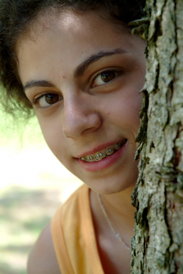 Déjà un grand sourire d’Eva après cette première excursion, vivement la suite !
