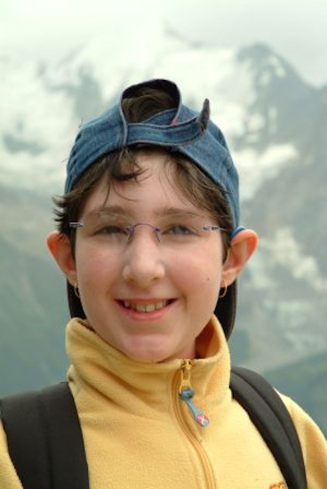 Allez Marion, une dernière photo devant les montagnes avant de leur dire au-revoir !