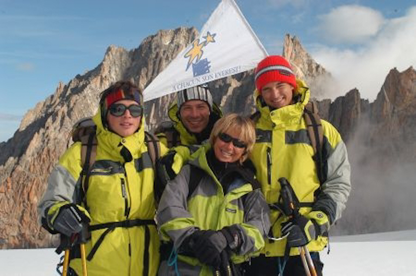 Christine et ses alpinistes !