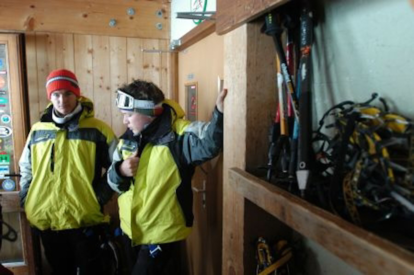 Vendredi, 10h00, la tempête s’est calmée, il est temps de redescendre au chalet !