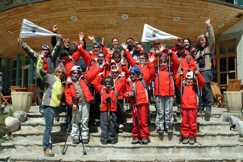 Attention mesdames et messieurs, voilà une petite bande de jeunes bien motivés pour une semaine d’exploits !
