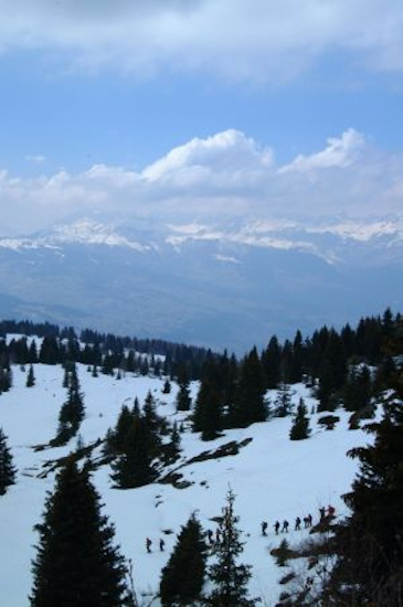 Fin de journée et retour au chalet ! Un doux sentiment de plénitude gagne nos cœurs et efface toutes les douleur de l’ascension.