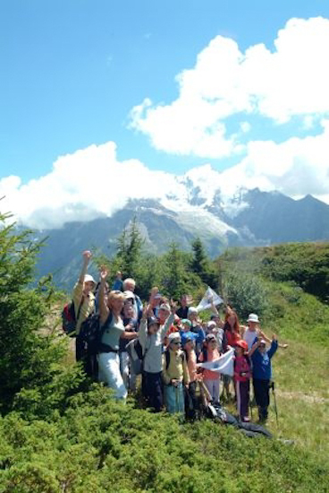 Regroupement de la troupe dans la joie et le plaisir de l’épreuve accomplie, au sommet de notre bonheur.