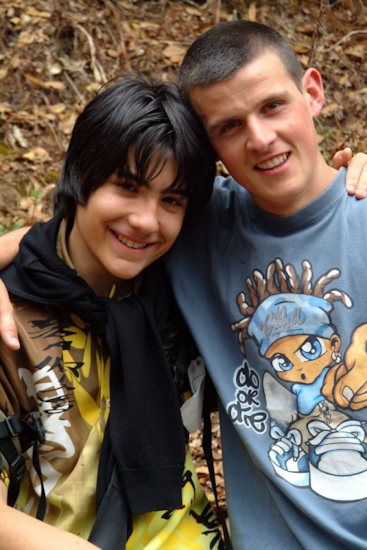 L’effort unit les troupes … PJ et Anthony. / the effort creates bonds… PJ and Anthony