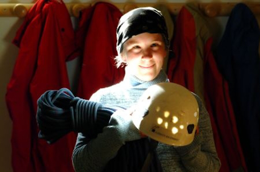 La lumineuse Sarah choisi son matériel avec minutie.