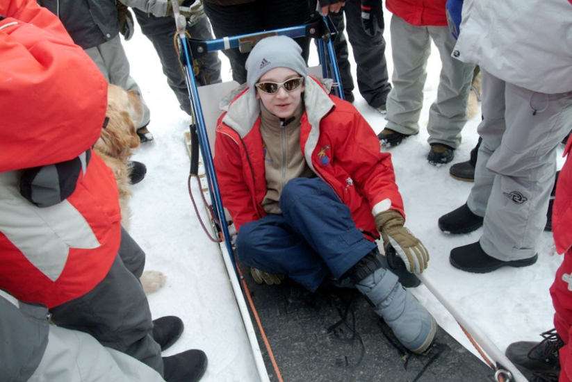 Je vous présente notre musher en chef, Monsieur Fabien !