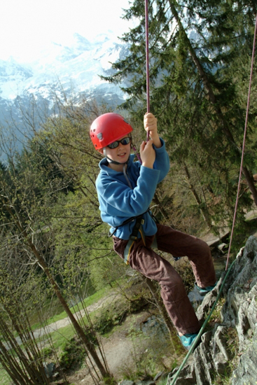 Marion, l’escalade, elle connaît. Regardez comme elle a l’air zen là-haut !