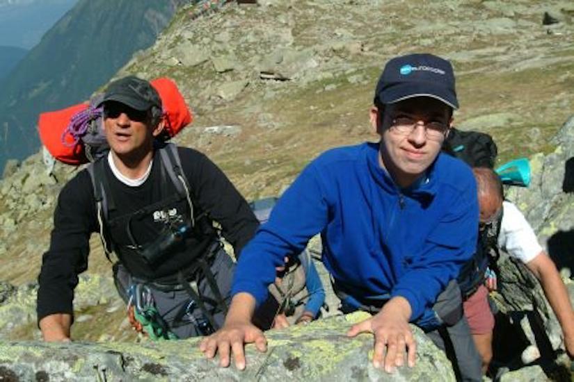 Jonathan est tellement motivé qu’il arrive à dépasser ses guides !