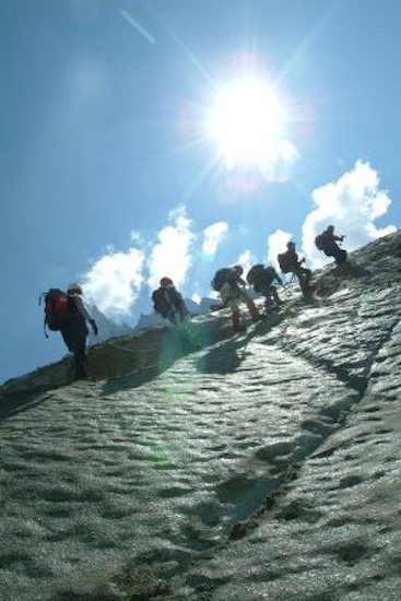 Il fait pas si froid que ça sur la mer de glace !