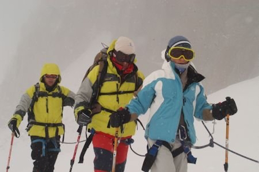 La neige et les températures négatives ne dérangent plus Coralie !
