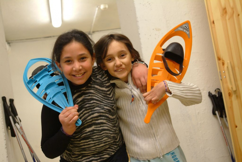 Des grandes joueuses de raquettes…(Khadija & Gwendoline)